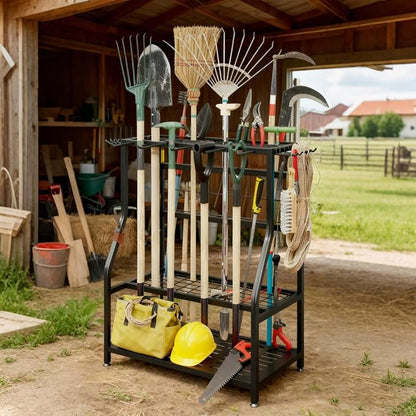 Garden Tool Organizer Yard Tool Tower Rack Shed Organization | Garage - Image 8