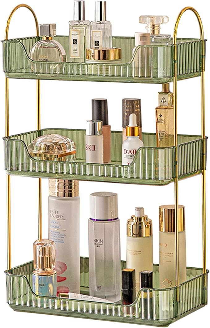 shuang qing 3 Tier Bathroom Counter Organizer Countertop Storage, Cosmetics by SHUANGQING