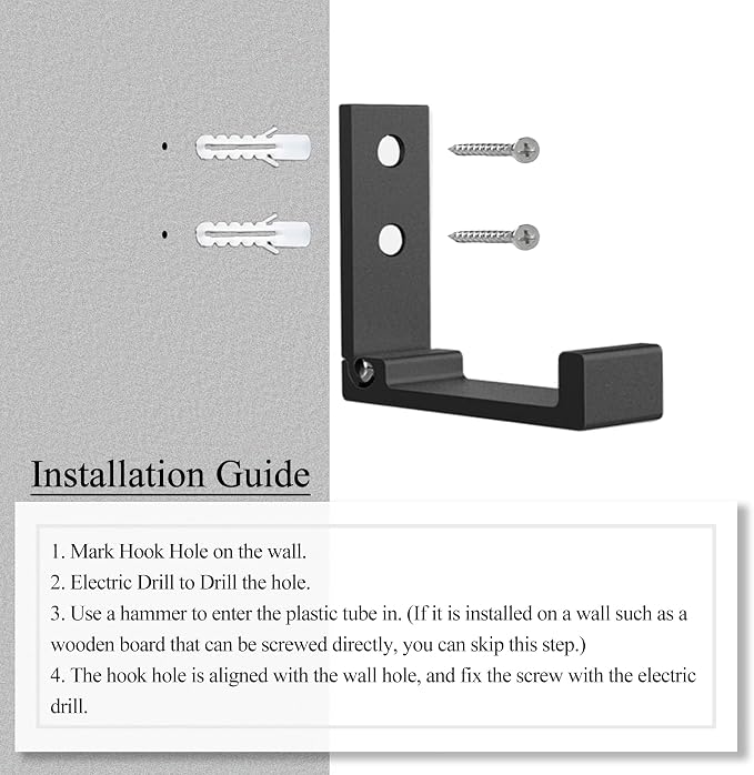 OHIYO Folding Wall Hook 2PCS Folding Coat Hooks - Image 3