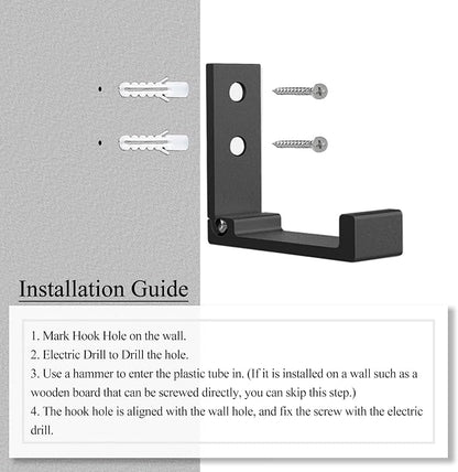 OHIYO Folding Coat Hooks 4pcs Foldable Hook Wall Mounted - Image 7