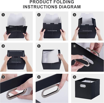 Portable Collapsible Cardboard File Box - Image 4
