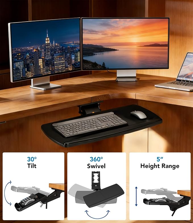 AX WABER Keyboard Tray Under Desk - Image 4