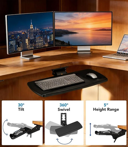 AX WABER Keyboard Tray Under Desk - Image 4