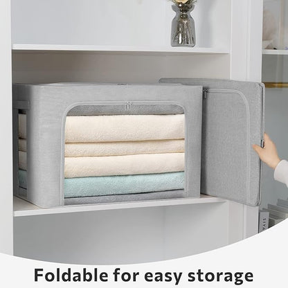 FHSQX 2 Pack Clear Window Storage Bins - Image 3