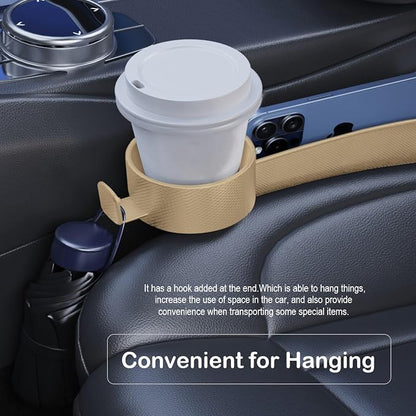 Car Seat Gap Plug with Storage Slot, Auto Gap Filler Organizer with Cup Holder - Image 5