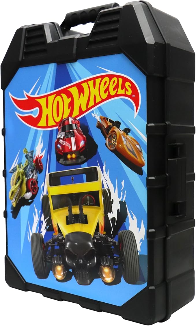 Tara Toys Hot Wheels 48-Car Storage Case – Durable Plastic Carrying Case - Image 3