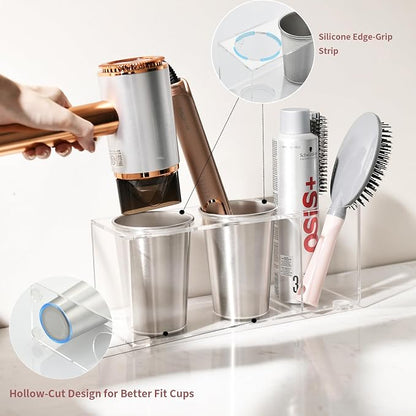 Hair Tool Organizer, Acrylic Hot Tools Organizer - Image 3