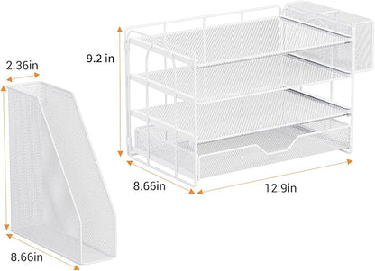 OPNICE Desk Organizer, 4-Tier Desktop File Organizer - Image 4