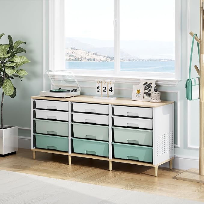 TOOLF 12 Drawers Storage Cabinet - Image 2