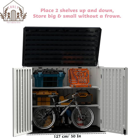 EHHLY Outdoor Storage Shed Shelf – ONLY Fits 50x29x41 Inch Shed, 35 Cu Ft - Image 5