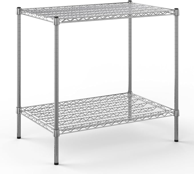 24" Deep x 36" Wide x 34" Height Wire Shelving Kit | 2-Tier | NSF Commercial by Regal+Altair