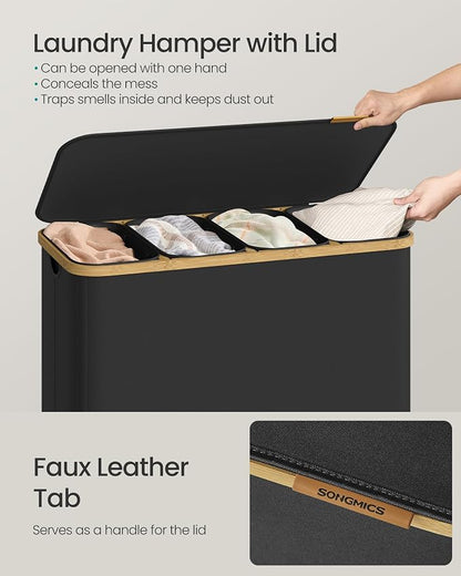 SONGMICS Laundry Hamper, Laundry Sorter - Image 4