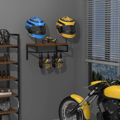 BORISI Helmet Holder Wall Mount, Motorcycle Helmet Holder, Helmet Stand - Image 8