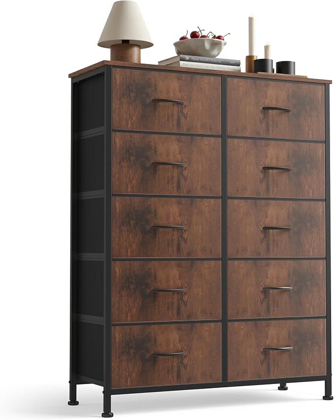Sweetcrispy 10 Drawer Tall Dresser by Sweetcrispy