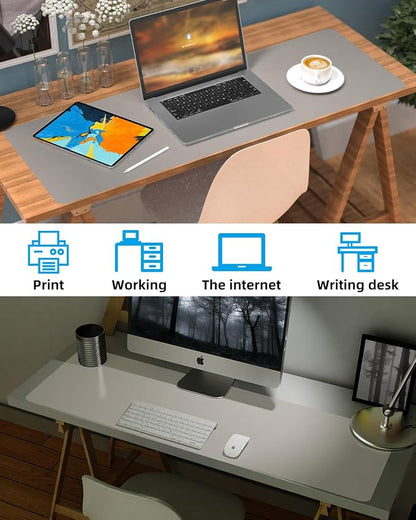 Extra Large Desk mat, Leather Desk Pad Protector, Office Desk Mat, Mouse Pad - Image 6