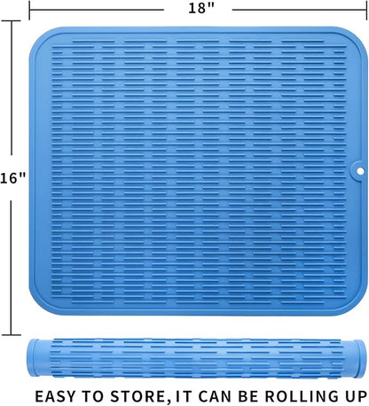 Silicone Dish Drying Mat for Multiple Usage, Easy clean, Eco-friendly, - Image 2