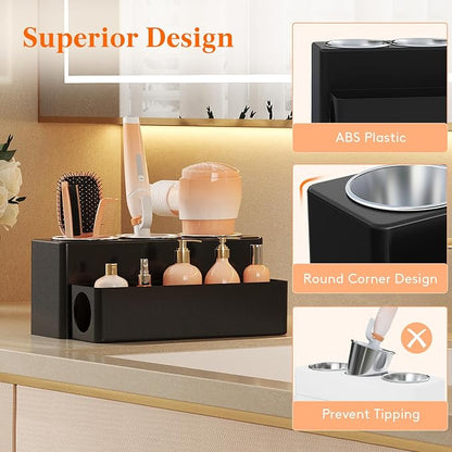 Lifewit Hair Tool Organizer Countertop, Removable Blow Dryer Holder - Image 7