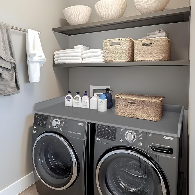 Kaboon Washer Dryer Countertop 58" x 28" Extra Large Version, Melamine - Image 7