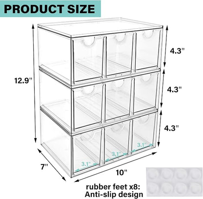 Prsildan Craft Art Supply Organizer Stackable Storage Drawer - Image 3