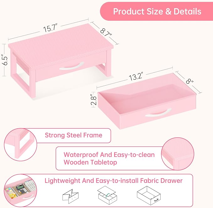 Desk Organizers and Accessories, Computer Monitor Stand Riser - Image 6