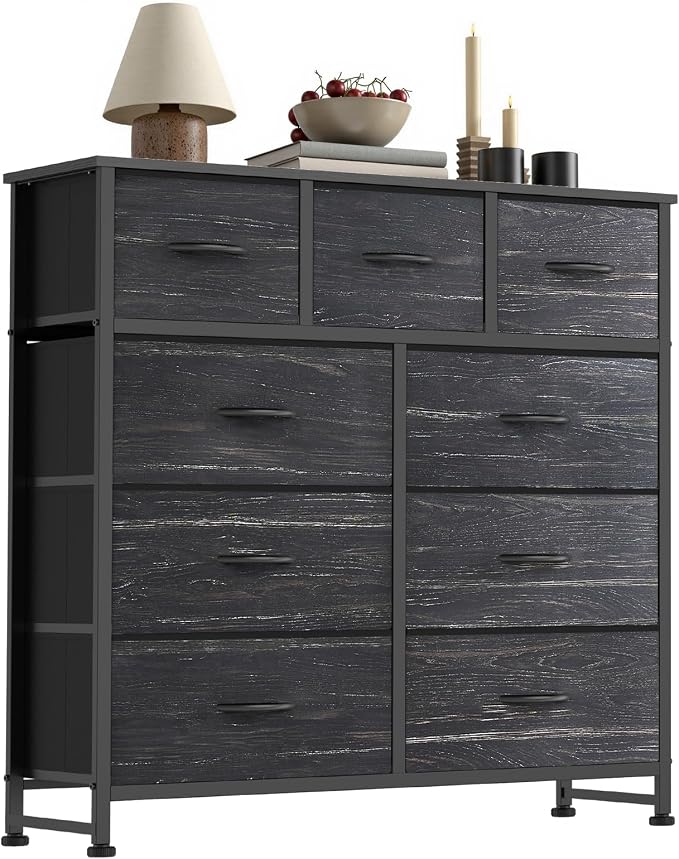 Sweetcrispy 9 Drawer Fabric Dresser Storage Tower by Sweetcrispy