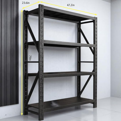 torage Shelves, Garage Shelving Heavy Duty Metal Adjustable Garage Shelves - Image 2