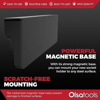 Magnetic Socket Holder in 3 Rows by Olsa Tools - Image 5