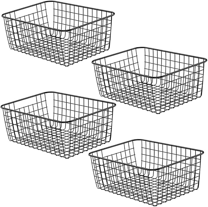 Metal Wire Basket Food Storage Organizer by HDYOUDO