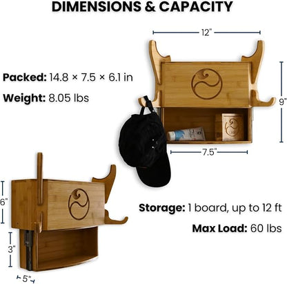 LISS Solo Rack – Wall Mount Surfboard Holder - Image 3