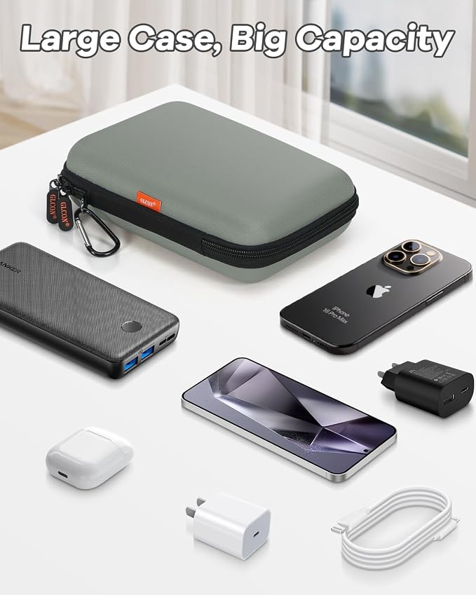 Gray-Green Hard Shell Carrying Case - Image 2