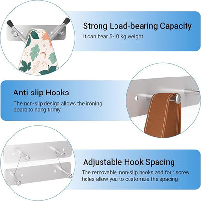 Ironing Board Holder Wall Mount, Ironing Board Hanger - Image 3