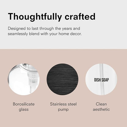 Public Goods Glass Dish Soap Dispenser Pump - Image 3