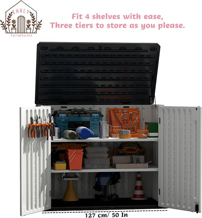 EHHLY Outdoor Storage Shed Shelf – ONLY Fits 50x29x41 Inch Shed, 35 Cu Ft - Image 6