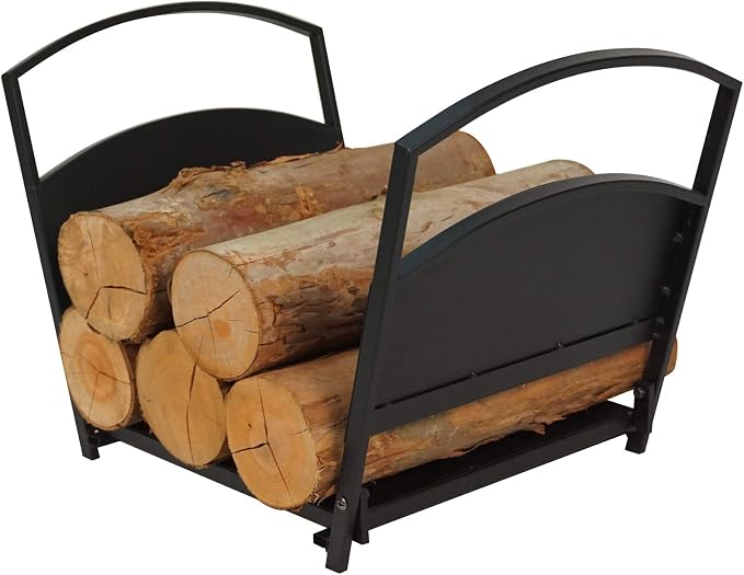 Fire Beauty Fireplace Log Holder Folding Firewood Rack, Stacking Rack, Storage by FireBeauty