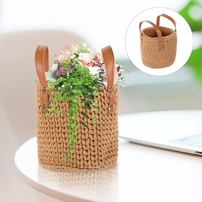 DOITOOL Cotton Rope Woven Basket Sundry Storage Bin - Image 7