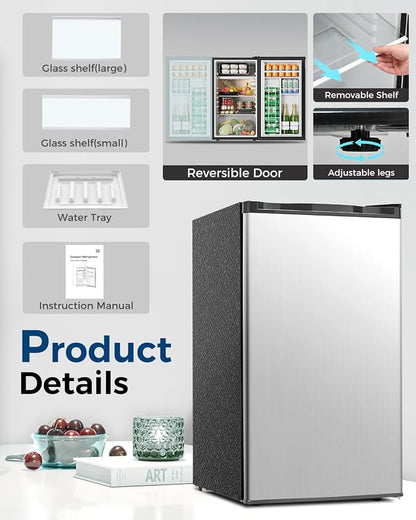 Mini Fridge with Freezer - Image 5