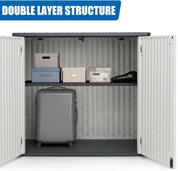 EHHLY Vertical Resin Storage Shed - Image 8