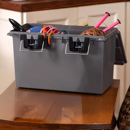 Sheffield XL Ammo Box Made in USA, Stackable Lockable Ammo Storage Box | 4 Pack - Image 2
