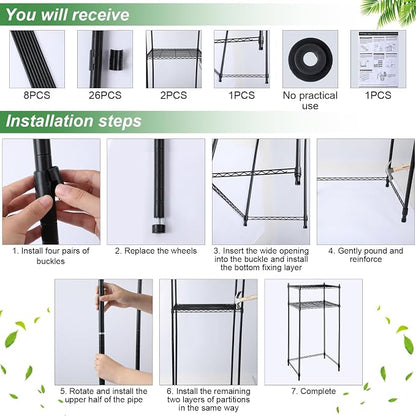 Tandefio 2 Tier Mini Fridge Stand - Image 7