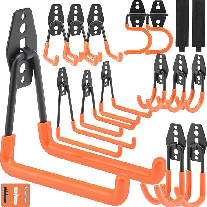 16 Pack Heavy Duty Garage Hooks by Dorisy