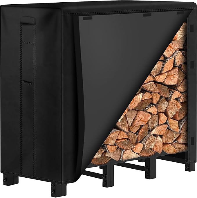Amagabeli 4ft Firewood Log Rack by AMAGABELI+GARDEN+%26+HOME