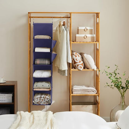 YOUDENOVA Hanging Closet Organizer, 6-Shelf Closet Hanging Storage Shelves - Image 4
