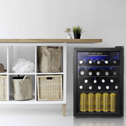 Antarctic Star 16 Bottle Wine Cooler/Cabinet Beverage Refrigerator Small Mini - Image 2