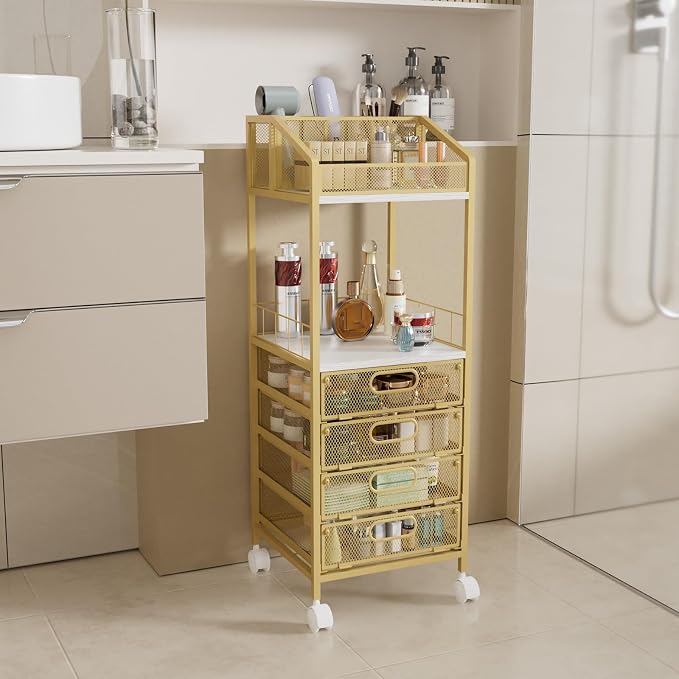 HapiRm Makeup Organizer Storage Cart - Image 9