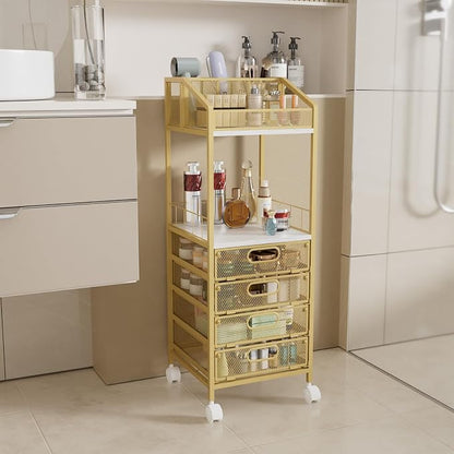 HapiRm Makeup Organizer Storage Cart - Image 9