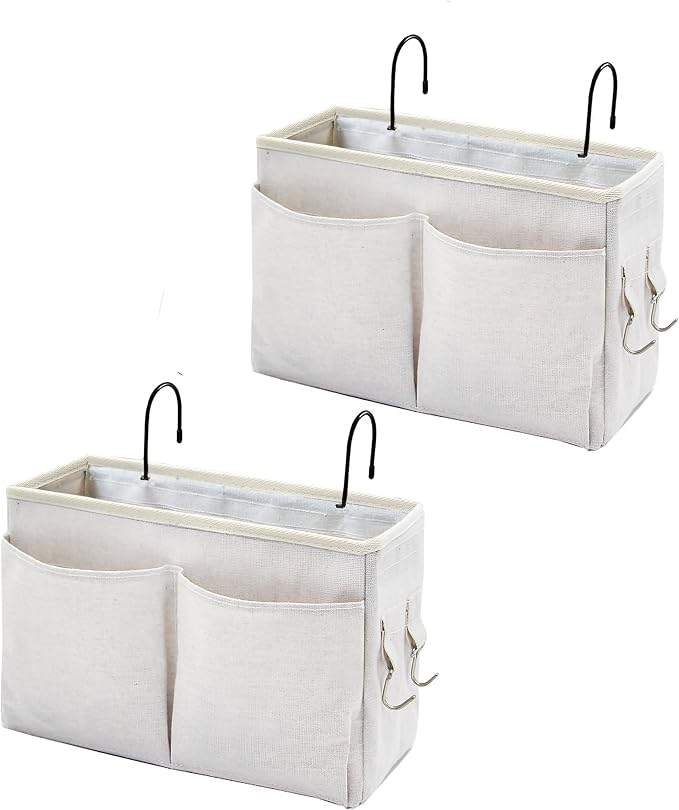 Bedside Caddy Organizer & Bedside Storage Basket Multi-Function Organizer by Someteth