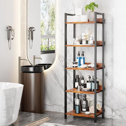 Furologee 5 Tier Bookshelf - Image 8