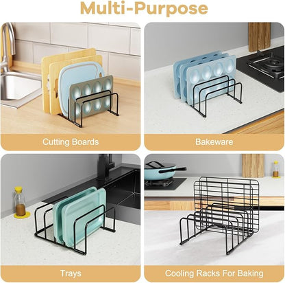 Fikoksol Cutting Board Organizer and Baking Sheet Rack, Tray Dividers - Image 6
