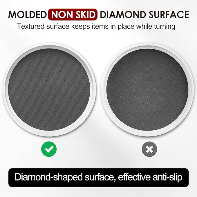 12-Inch Non-Skid Turntable Lazy Susan Organizer - Image 3