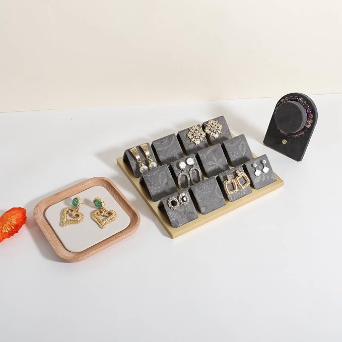 GemeShou Golden coated earring display stand - Image 8